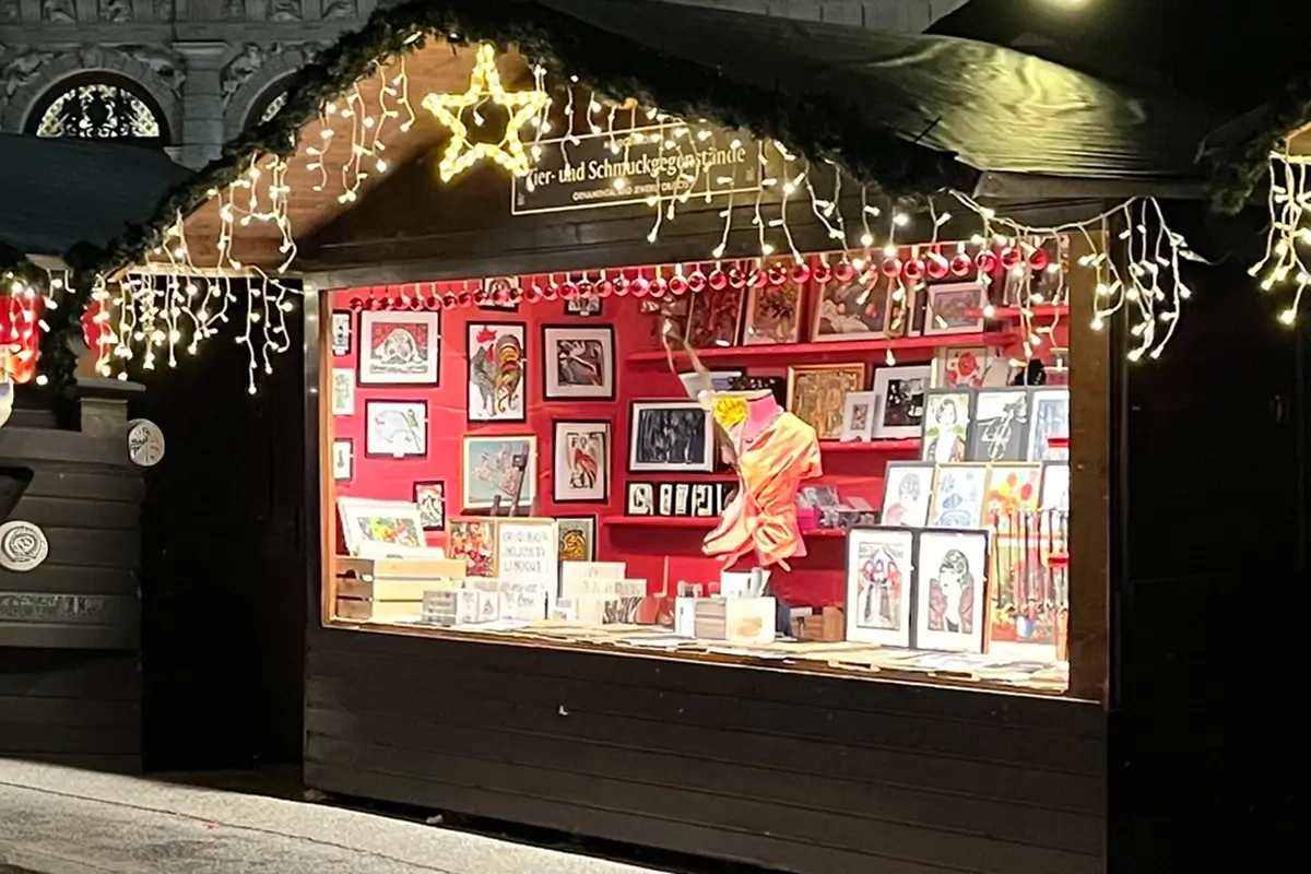 Christmas Market mugs from Maria-Theresian-Platz