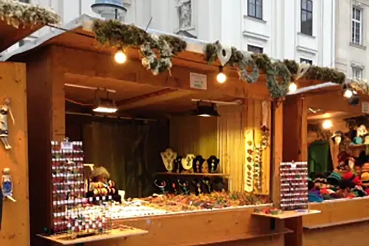 Christmas Market mugs from Maria-Theresian-Platz