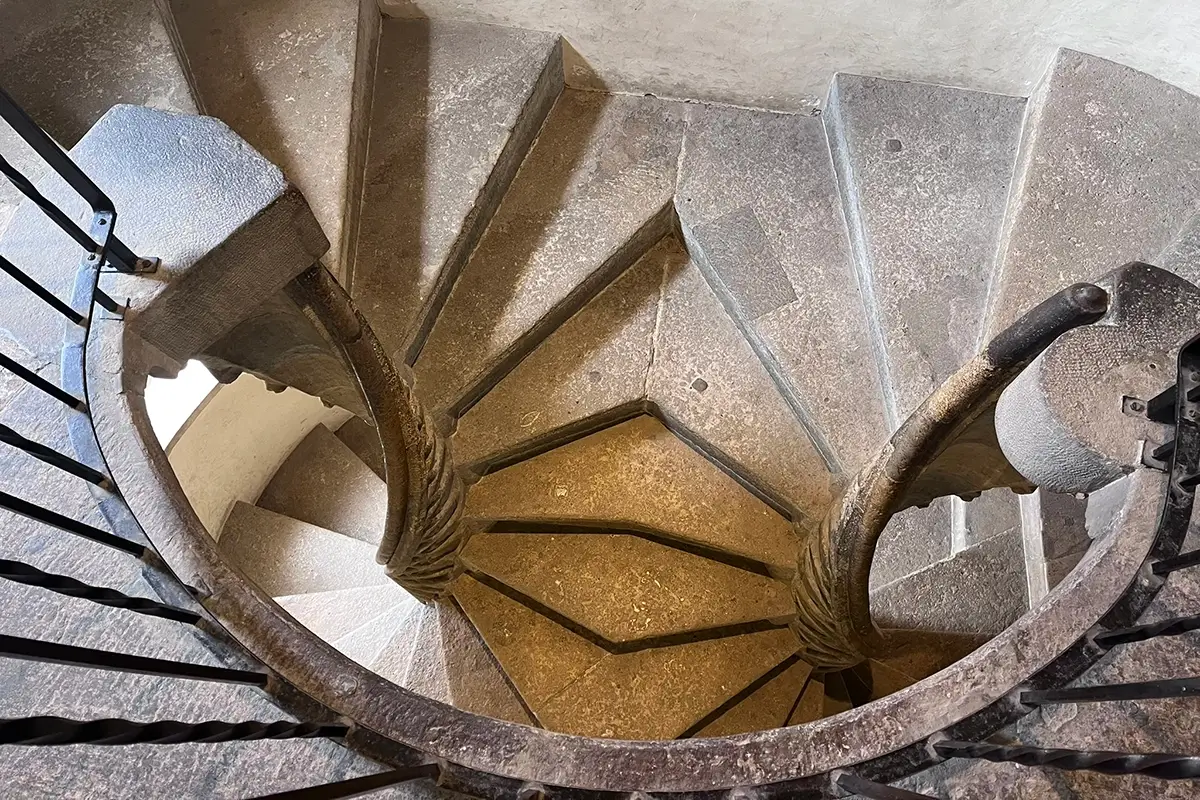 Doppelwendeltreppe (Double Spiral Staircase) in the Graz Burg a highlight to see in Graz